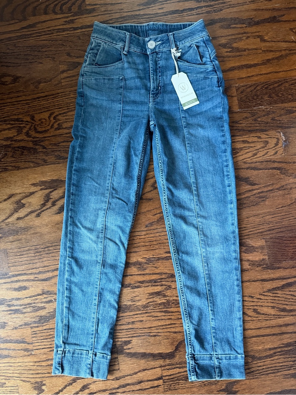 Wit & Wisdom Slim Skinny Jeans - Medium Blue Wash